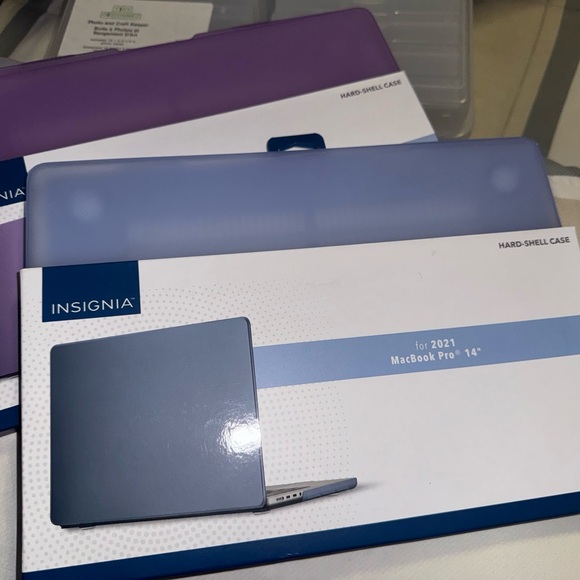 Insignia™ - Hard-Shell Case for 2021 and 2023 MacBook Pro 14" - Picture 1 of 16